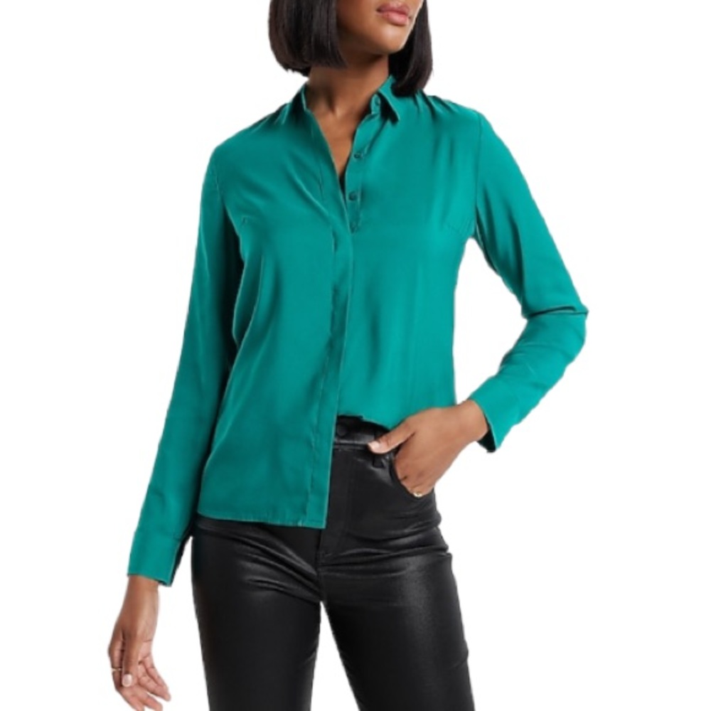 NWT Satin Portofino Shirt